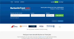 Desktop Screenshot of burtonupontrent-jobs.co.uk