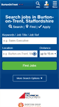 Mobile Screenshot of burtonupontrent-jobs.co.uk